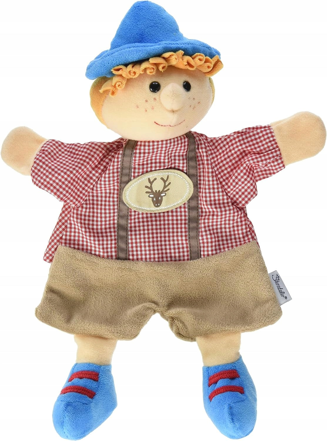 STERNTALER pluszowa pacynka do odgrywania ról SEPPEL 32 cm "N. wielokolorowa pacynka dziecięca do teatru lalek