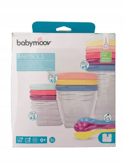 BABYMOOV Babybols BOWLS AND SPOONS 15 pieces