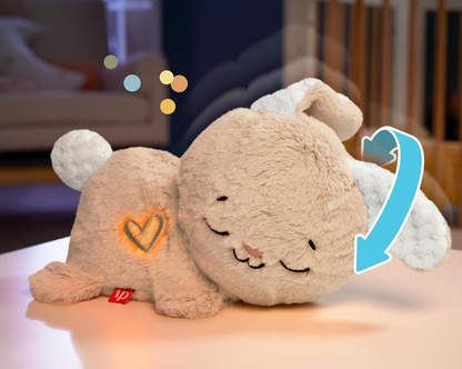 FISHER-PRICE lapin endormi avec tête mobile, sons et lumière