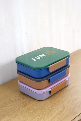 LÄSSIG Little Gang Smile boîte à goûter avec compartiments bento