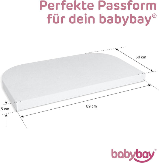 BABYBAY fitted sheet with membrane for Maxi, Midi, Boxspring, Comfort and Comfort Plus models