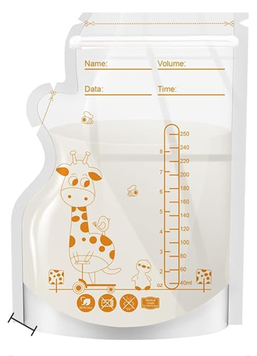 Breast milk storage bags x60