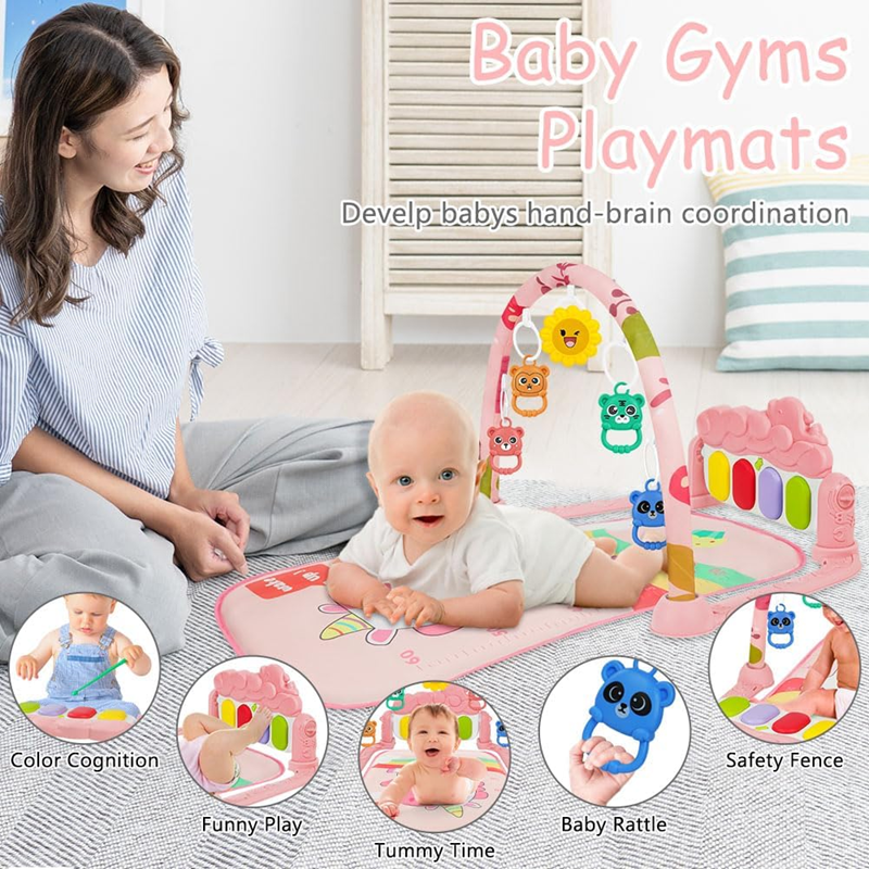 AOMIG MATA edukacyjna z pianinkiem 0-36 msc – zdjęcie produktu 3