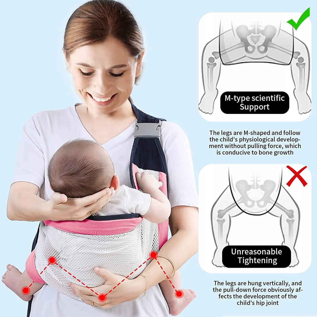 GUBBY GUPS porte-bébé CEINTURE écharpe