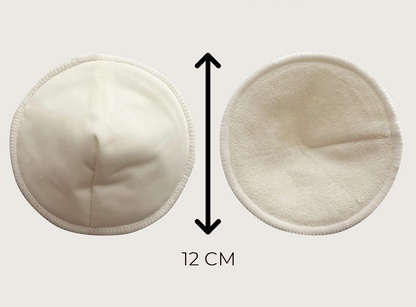 MOM'S PADS tampoane de alăptare din bambus x14 + sac pentru spălare, portfard