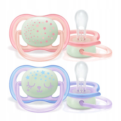 PHILIPS AVENT Ultra Air Night smoczki x 2 0-6msc