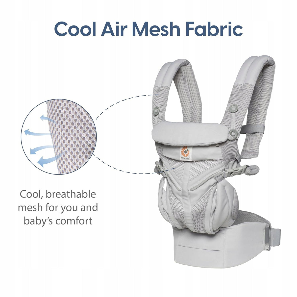 ERGOBABY OMNI 360 COOL AIR MESH porte-bébé ergonomique 3,2-20,4kg