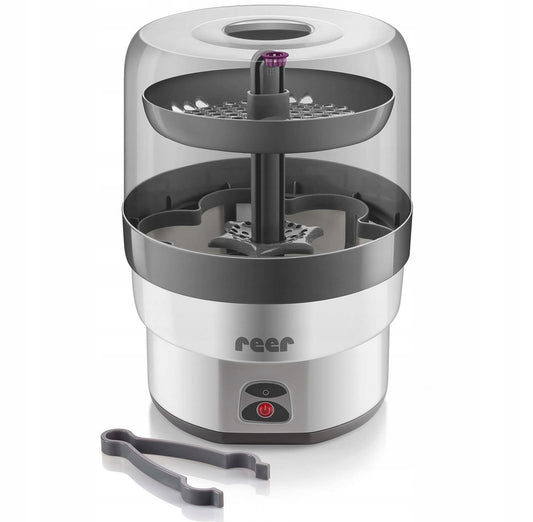 REER VapoMax STERYLIZATOR PAROWY na 6 butelek + szczypce