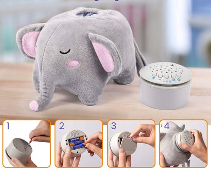 MOMCOZY peluche projecteur d'étoiles 15 mélodies et sons 13x19 cm SOLEIL