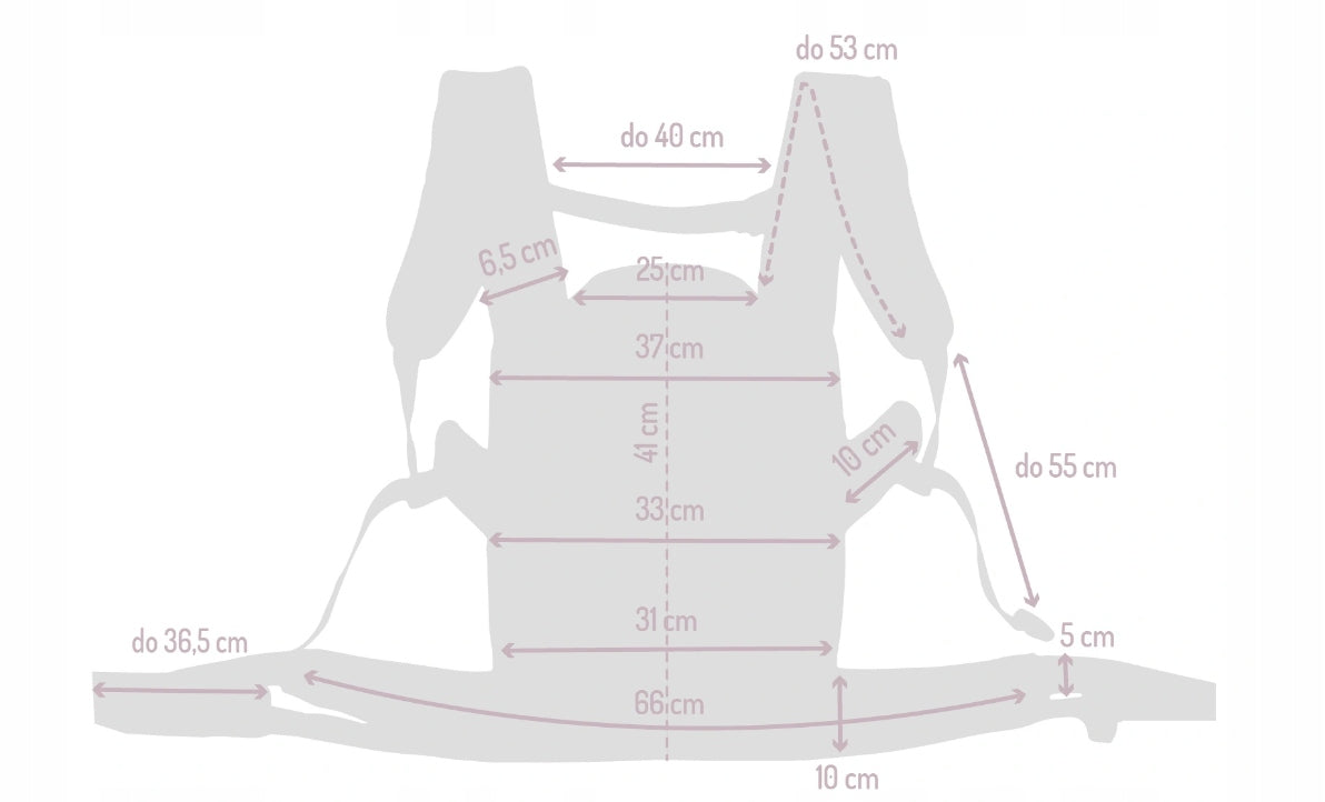 MOMI COLLETE nosidełko ergonomiczne od 3msc do20kg granatowe, regulowane wymiary i komfort noszenia