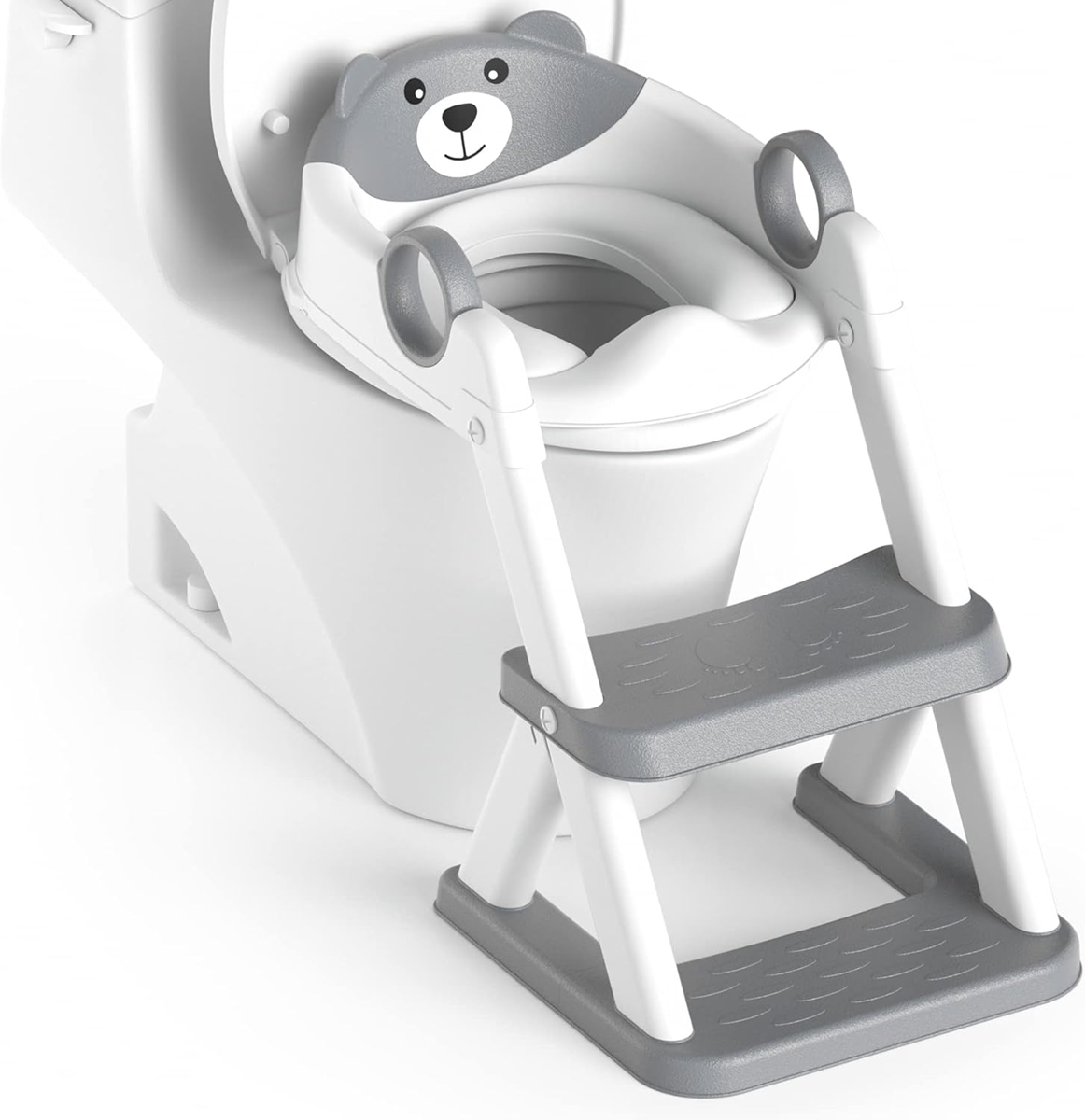 Réducteur de toilette avec marchepied 2 en 1