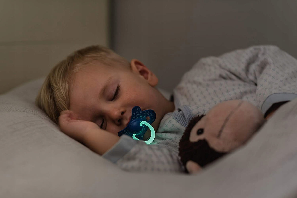 SUAVINEX sucette SX PRO Day&Night x2 silicone 6-18m LUMINEUSE