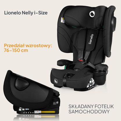 LIONELO NELLY i-Size fotelik samochodowy 76-150 cm z ISOFIX – zdjęcie produktu 3