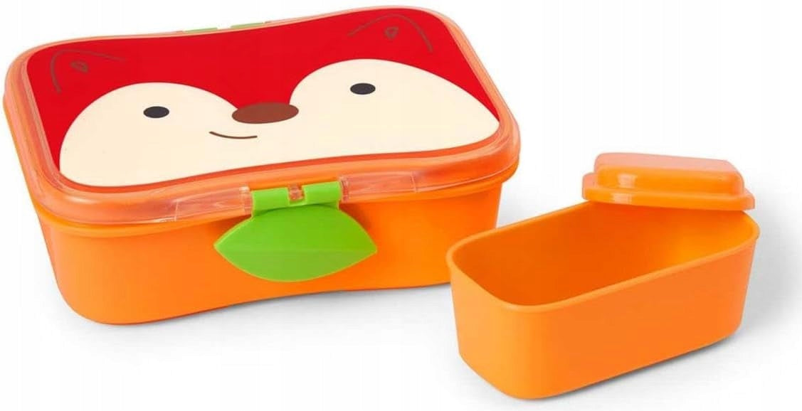 SKIP HOP Zoo Lunch Kit - Lis śniadaniówka + pudełko na przekąski 700 ml