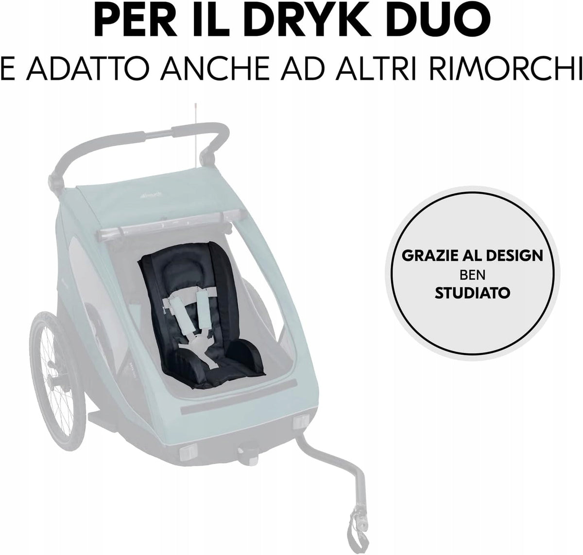 HAUCK riduttore inserto per rimorchio per bicicletta