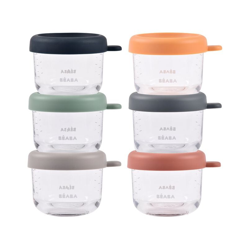 Béaba Sunrise glass food containers 150 ml