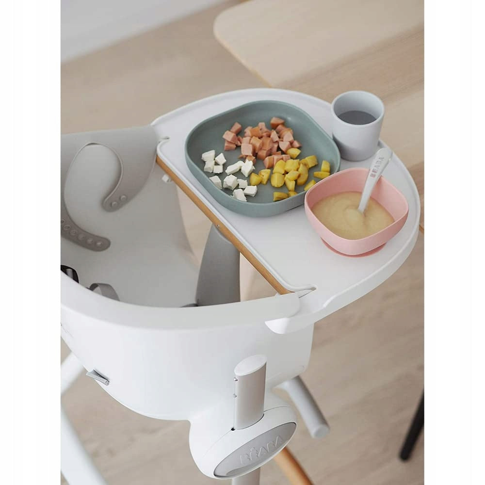 BEABA set de vaisselle en silicone avec ventouse 4 pièces.