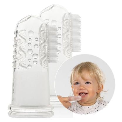 Reer brosse à dents en silicone à doigt pour l’hygiène buccale