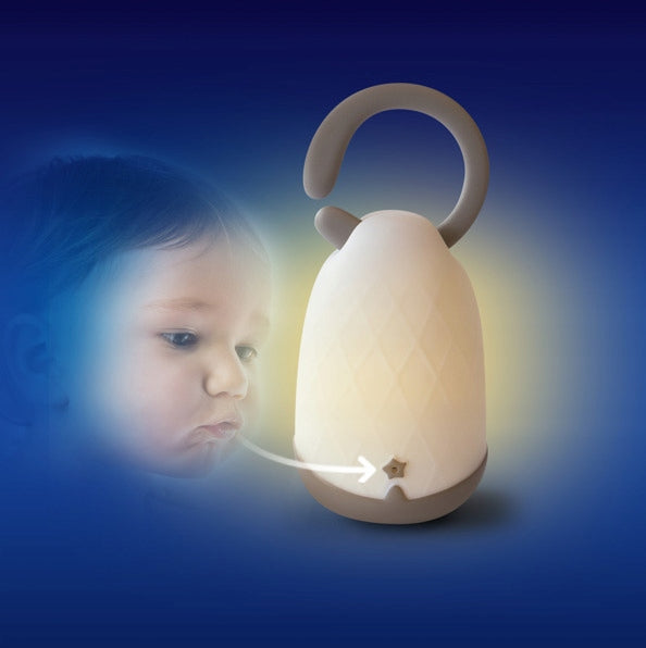 PABOBO LumiBlo przenośna magiczna latarnia, beżowa lampka nocna dla dzieci 0+
