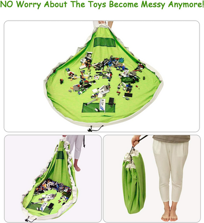 BELLESTYLE mata do zabawy worek na zabawki 150cm