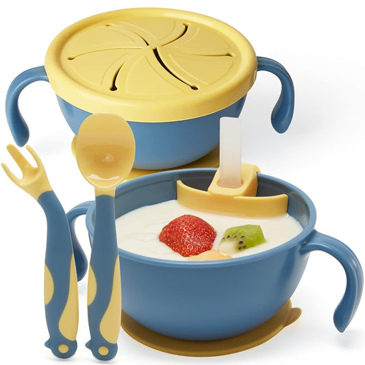 HAHALAND food container and drinking cup with cutlery
