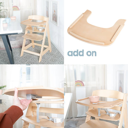 Tablette naturelle pour chaise haute roba Sit Up Flex