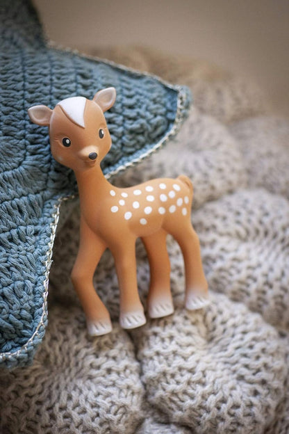 SOPHIE la GIRAFE anneau de dentition en caoutchouc avec couineur 15,5 cm FAON FANFAN