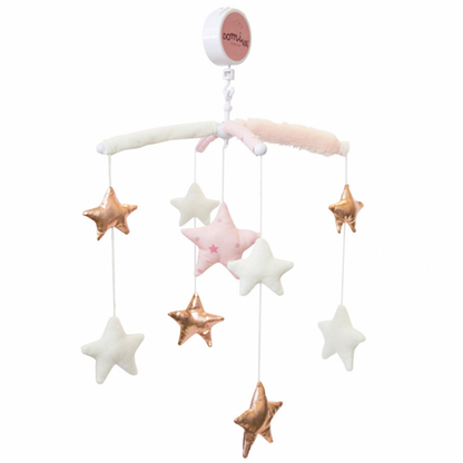 DOMIVA Jolly mobile pour lit bébé avec boîte à musique à remontoir