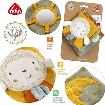 Fehn fehnNATUR sensory book Little Sheep 11x11 cm