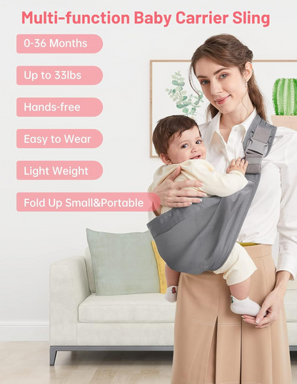 MUMGAROO porte-bébé CEINTURE écharpe jusqu'à 15kg