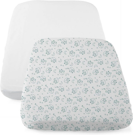 CHICCO NEXT2ME prześcieradło do łóżeczka x2 50x83