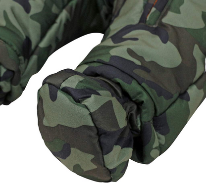 JIAMY Winteroverall mit Kapuze 9–12 Monate + Handschuhe und Schühchen – Produktfoto 5
