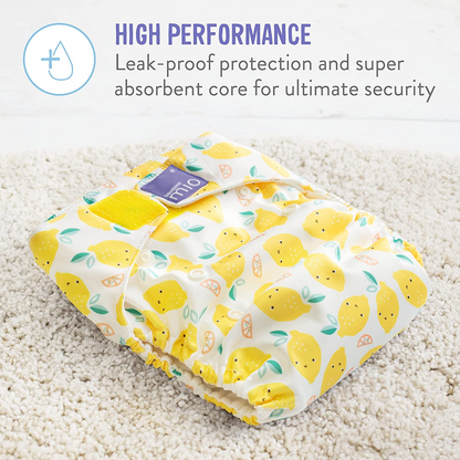 BAMBINO MIO Überhose für Stoffwindeln 9kg+ Zitronen