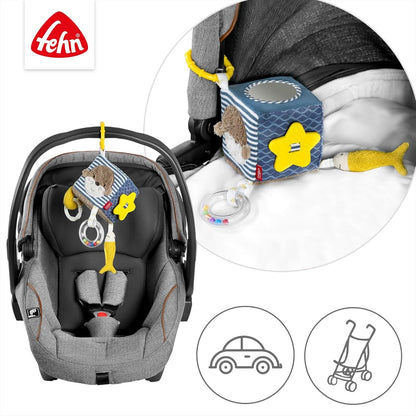 FEHN pendente de peluche para carrinho, berço e cadeira auto 10 x 10 cm COTRA THEO