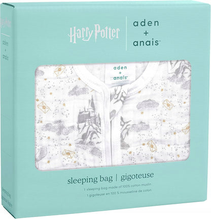 ADEN + ANAIS Harry Potter muślinowy śpiworek do spania 0-6msc 1TOG