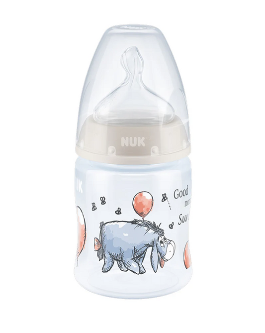 NUK First Choice+ BOUTEILLE 150 ml 0-6 m indicateur de température ÂNE