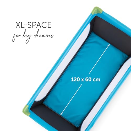 Lit parapluie Hauck Dream N Play Waterblue 120 x 60 cm