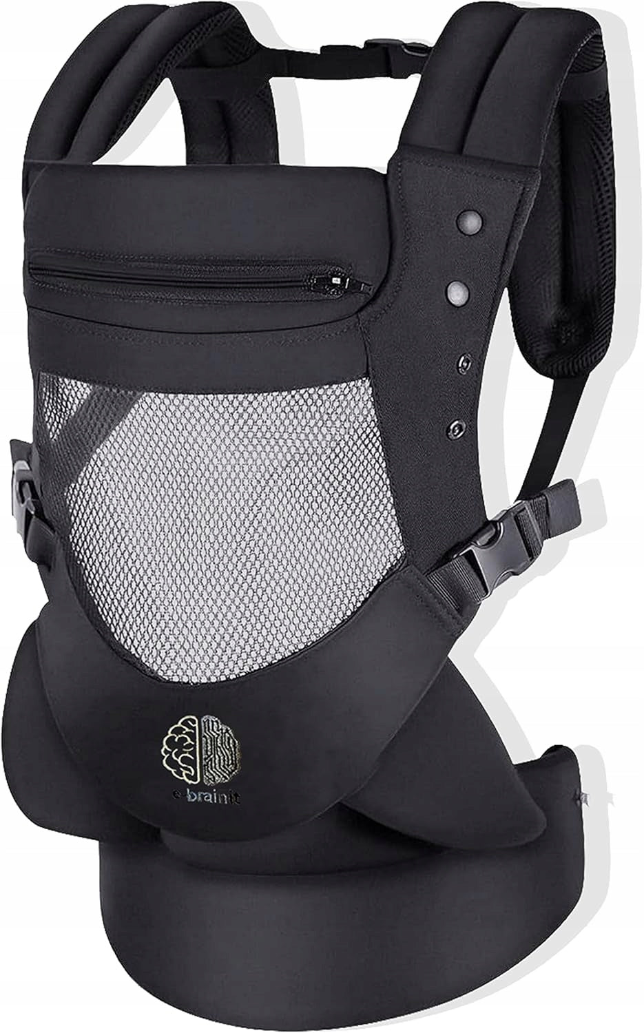 EBRAINIT marsupio ergonomico con rete da 4 mesi fino a 18 kg