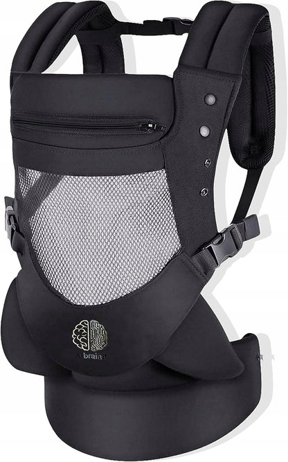 EBRAINIT marsupio ergonomico con rete da 4 mesi fino a 18 kg