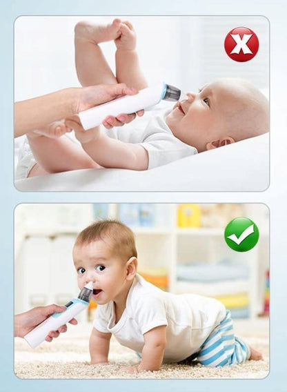 URAQT aspirator elektryczny do nosa 2 końcówki 0 +