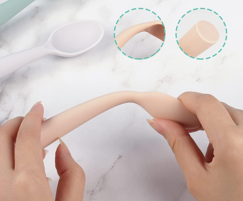 VICLOON ensemble de cuillères en silicone 14 cm 4 pièces