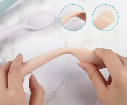 VICLOON ensemble de cuillères en silicone 14 cm 4 pièces