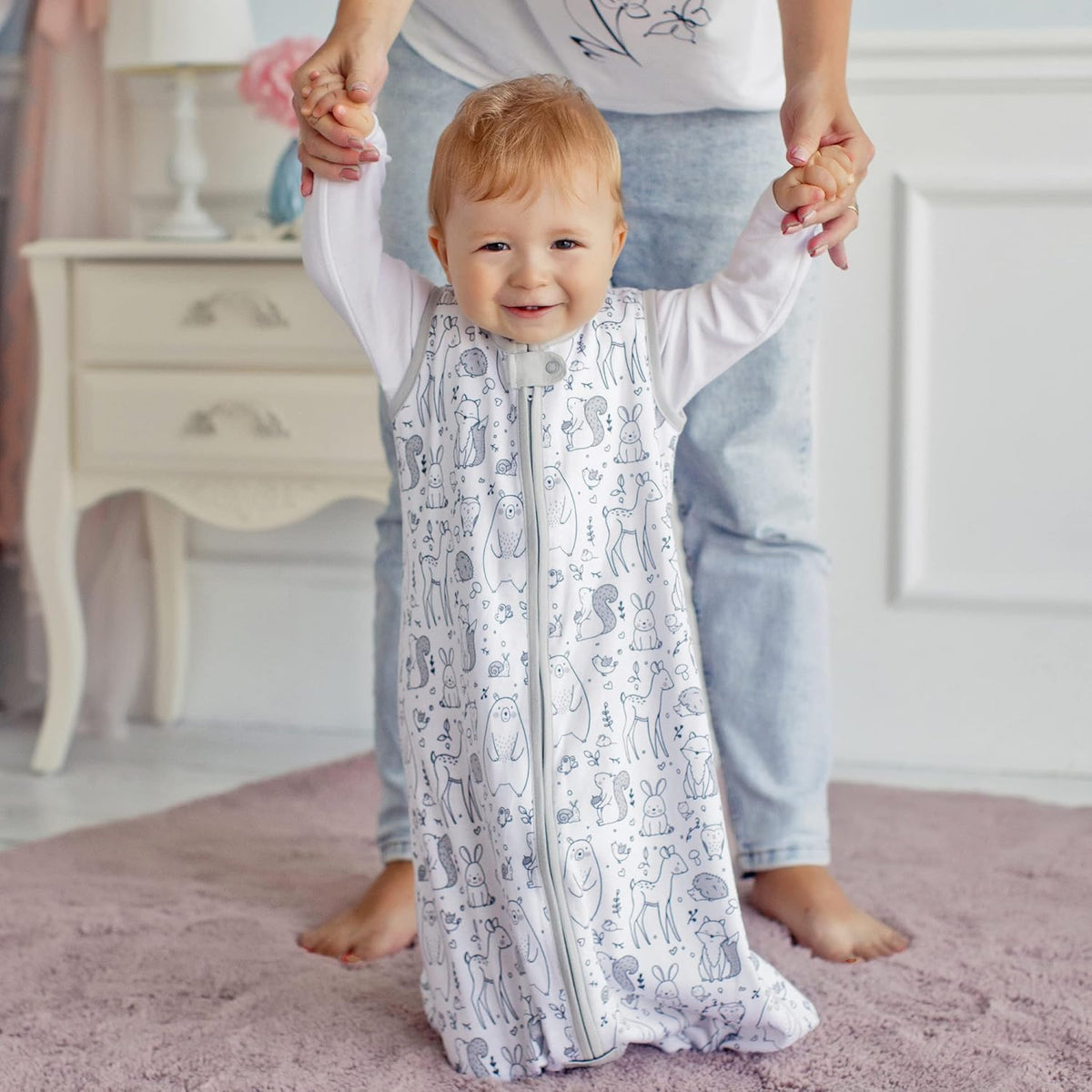 MAMA CHEETAH zippered sleeping bag