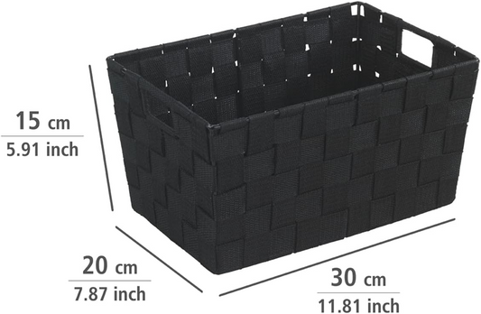 WENKO Adria panier de salle de bain organiseur pour accessoires TRESSAGE
