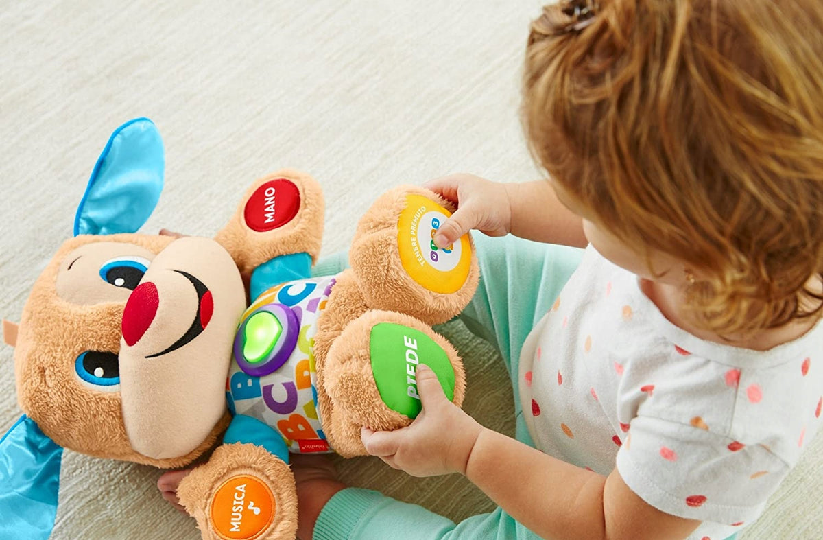 FISHER-PRICE szczeniaczek uczniaczek j. włoski