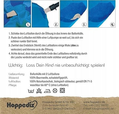 HOPPEDIZ pokrowiec na balon dla dzieci – zdjęcie produktu 3