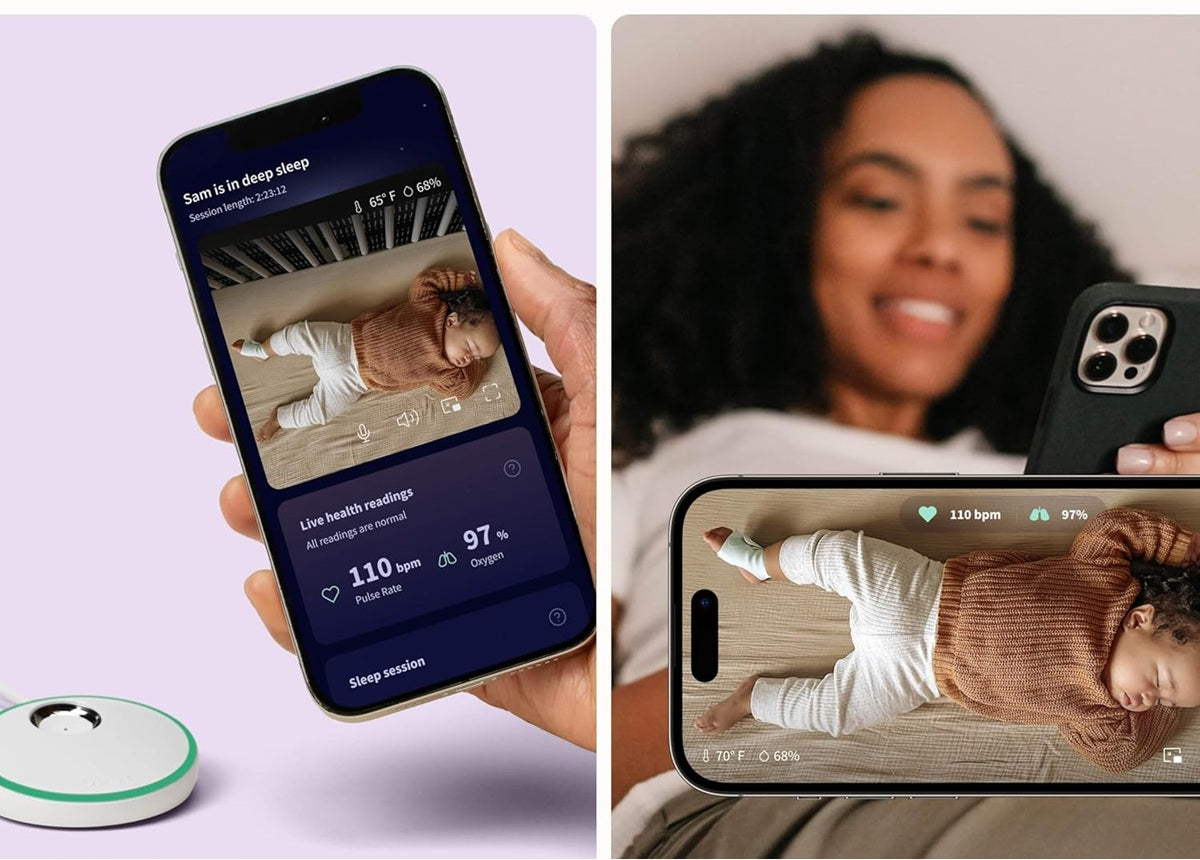 OWLET Cam 2 electronic baby monitor + smart Dream Sock socks