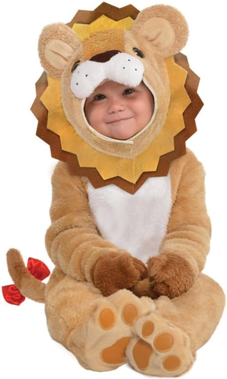 AMSCAN Little Roar fato de peluche para crianças 0-6 m 68 cm LEÃO