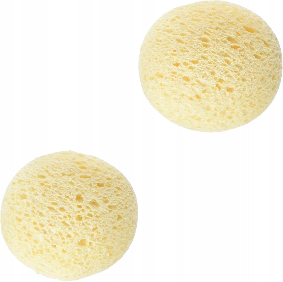 TIGEX spugne naturali vegetali e di cotone per bambini 5x6 cm 2 pezzi
