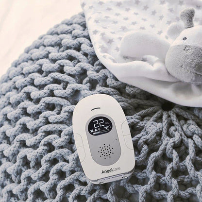 ANGELCARE AC110 cyfrowa niania elektroniczna z lampką nocną, biały monitor z wyświetlaczem